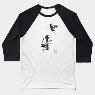 fisherman stork Baseball T-Shirt